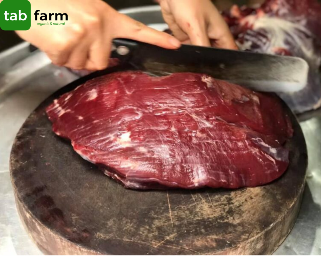Nguyên liệu làm thịt trâu sấy