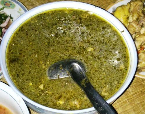 Canh tiết lá đắng Canh tiết lá đắng