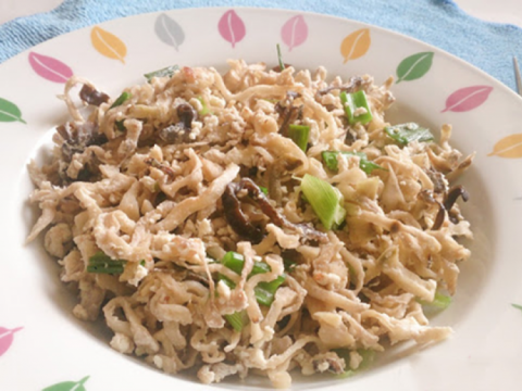 Củ cải khô xào trứng