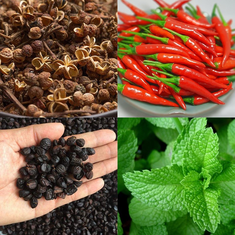 Nguyên liệu làm chẩm chéo chuẩn công thức Tây Bắc