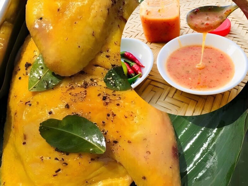 pha chế nước chấm gà luộc