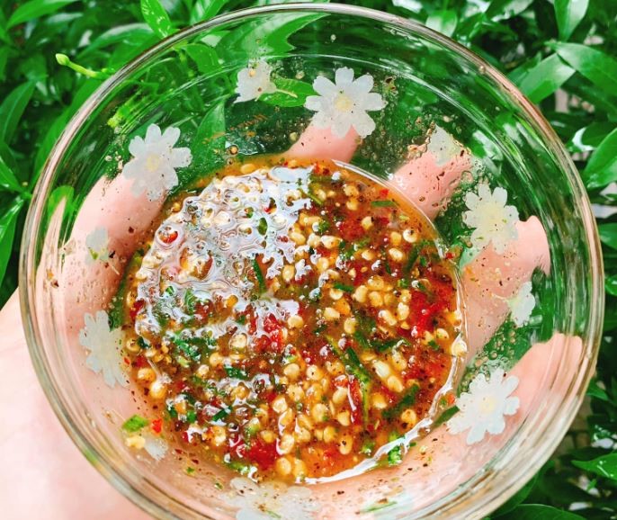 pha chế nước chấm gà luộc loai 2