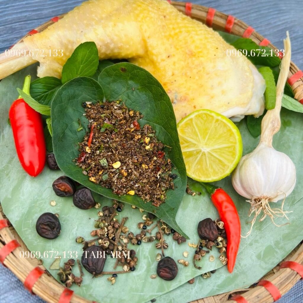 pha chế nước chấm gà luộc - chẩm chéo khô