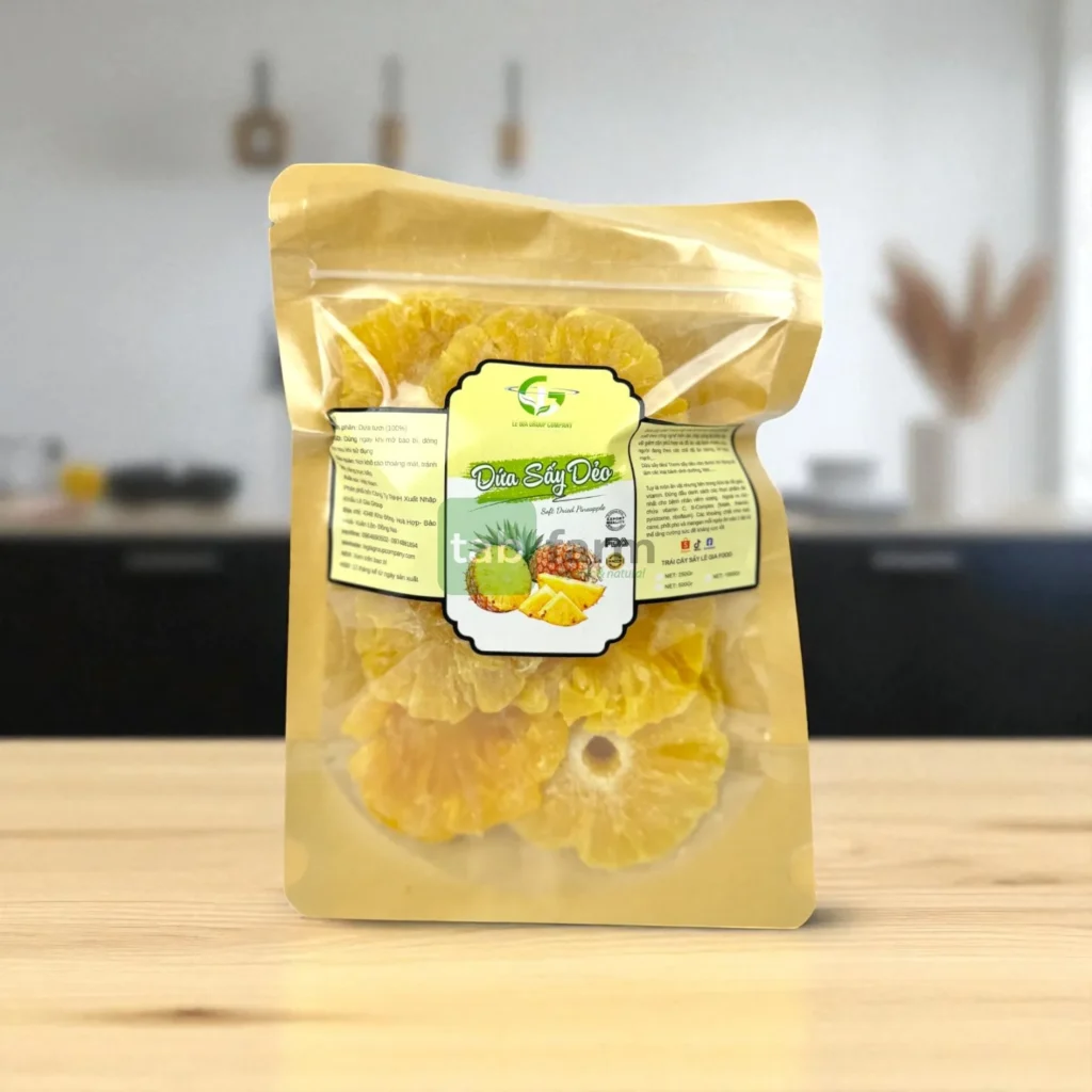 Dứa Sấy Dẻo – Hương Quê Nhà Ngọt Lành Trong Từng Miếng Dứa