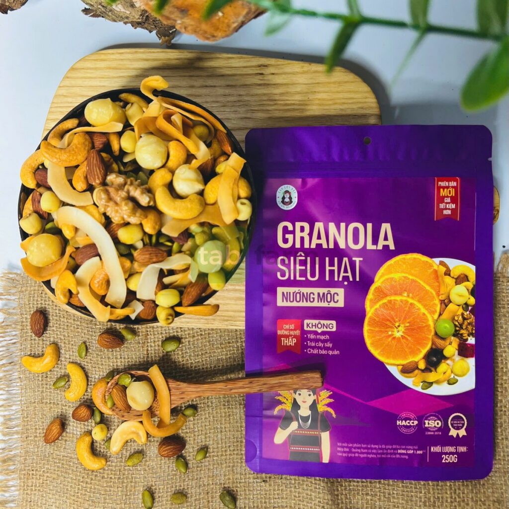 Granola Siêu Hạt Nướng Mộc – Lựa Chọn Dinh Dưỡng Chuẩn Sạch Cho Người Ăn Kiêng, Sống Healthy Granola Siêu Hạt Nướng Mộc – Lựa Chọn Dinh Dưỡng Chuẩn Sạch Cho Người Ăn Kiêng, Sống Healthy