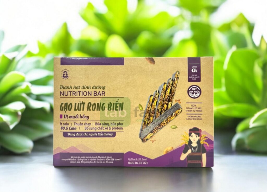 Thanh Gạo Lứt Rong Biển – Món ăn vặt thuần chay, ít calo, chuẩn healthy cho cuộc sống hiện đại Thanh Gạo Lứt Rong Biển – Món ăn vặt thuần chay, ít calo, chuẩn healthy cho cuộc sống hiện đại
