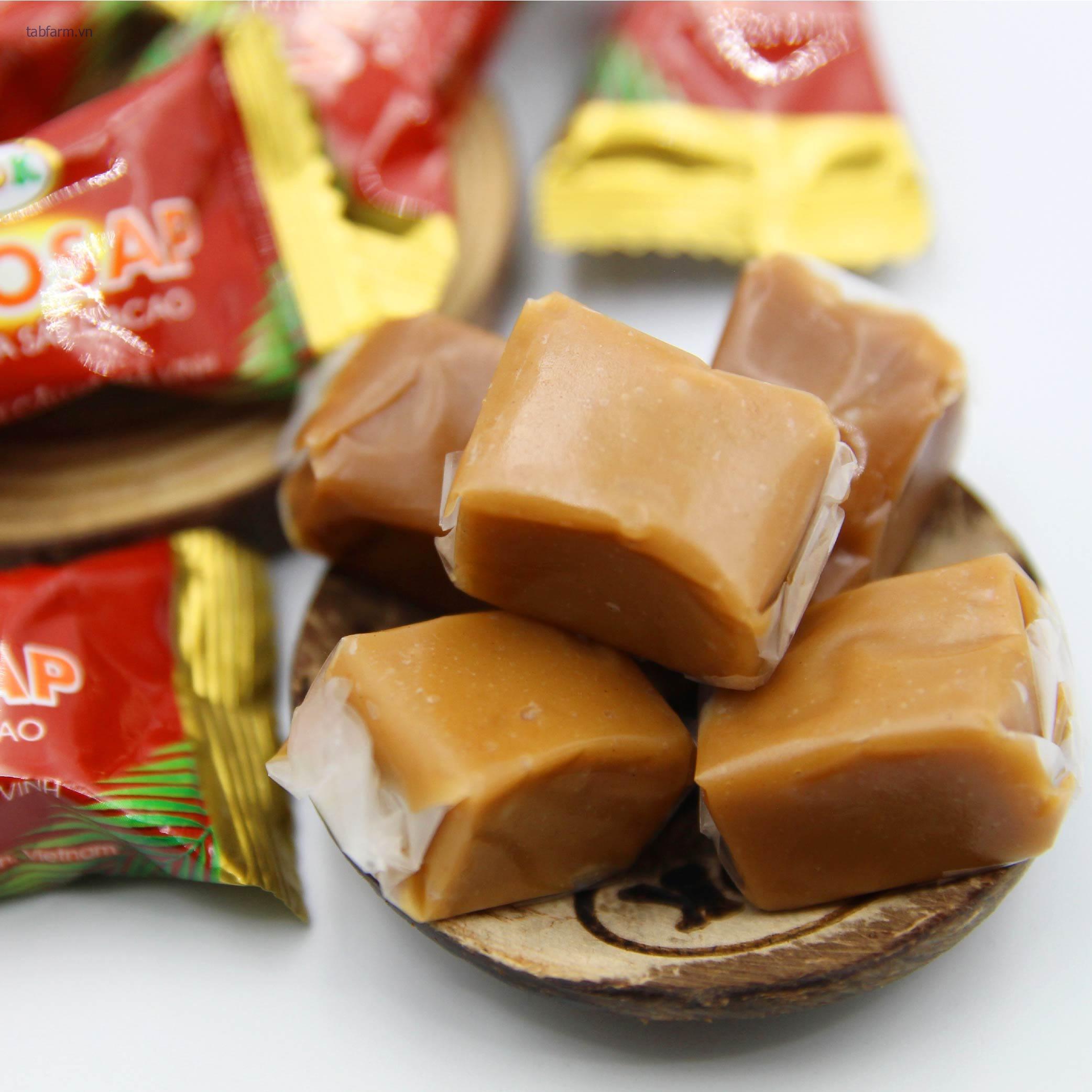 Kẹo Dừa Sáp VICOSAP Vị Cacao – Sự Hòa Quyện Độc Đáo Giữa Dừa Sáp Và Cacao Nguyên Chất Kẹo Dừa Sáp VICOSAP Vị Cacao – Sự Hòa Quyện Độc Đáo Giữa Dừa Sáp Và Cacao Nguyên Chất