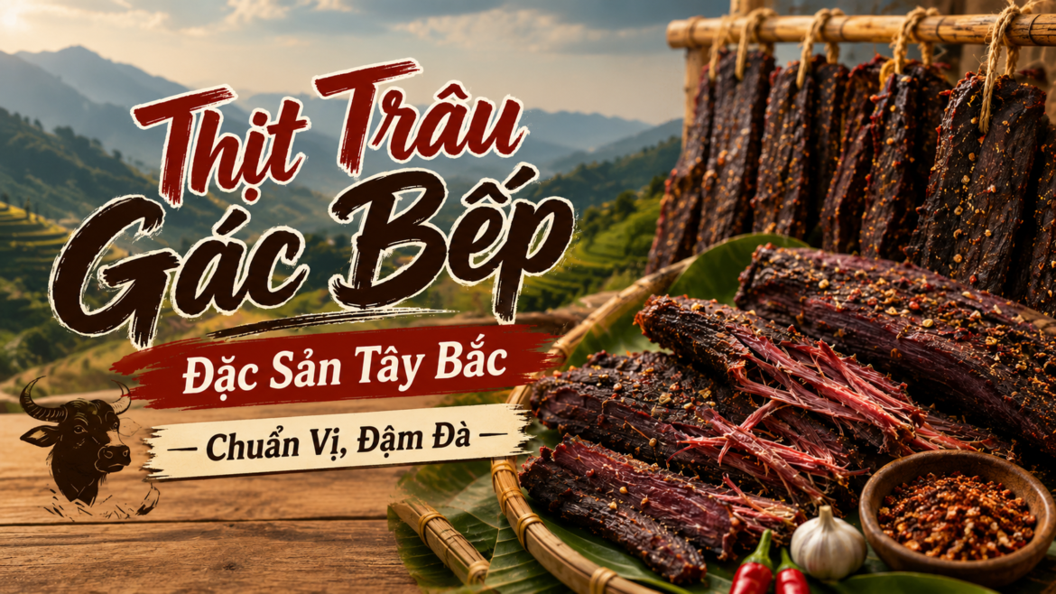 Thịt Trâu Gác Bếp – Đặc Sản Tây Bắc Chuẩn Vị, Đậm Đà